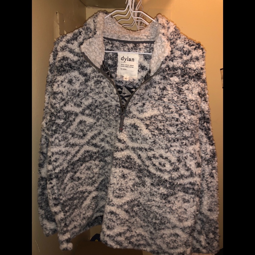 Sherpa quarter zip jacket